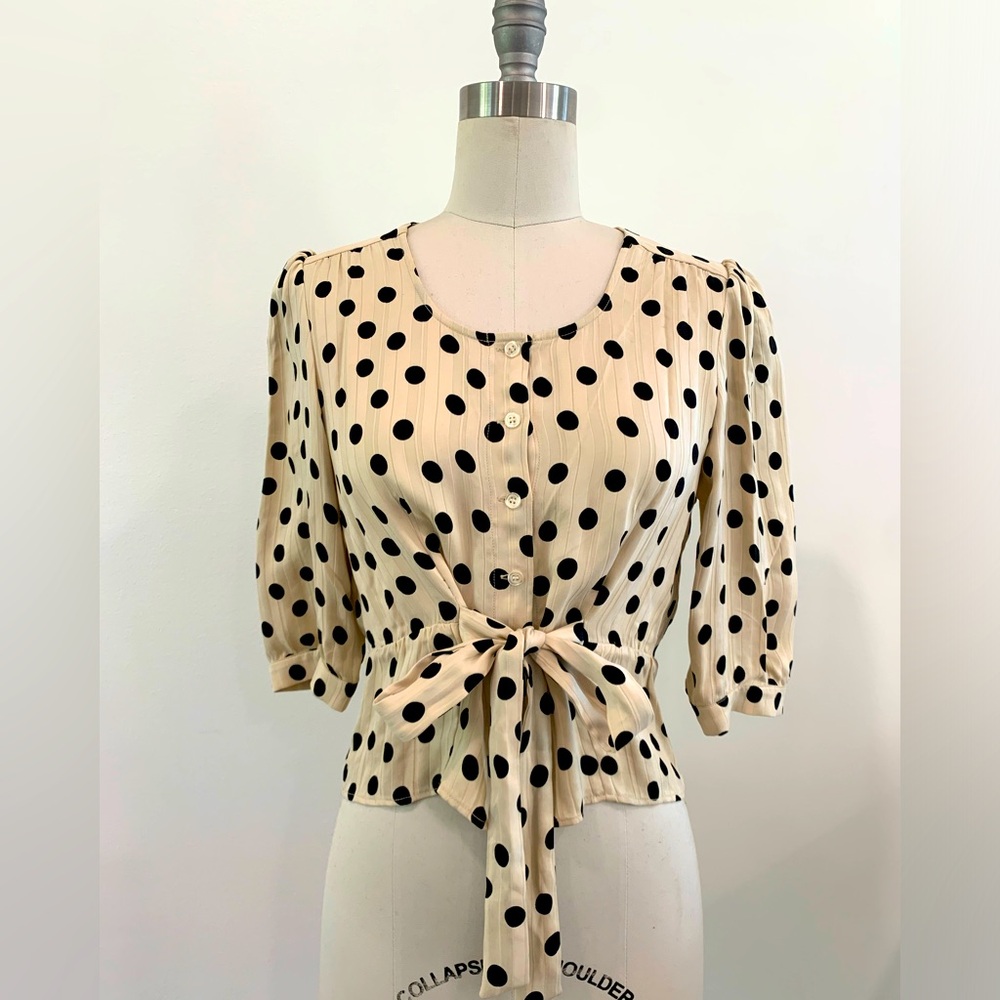 Size 36 Rouje Polka Dot Top